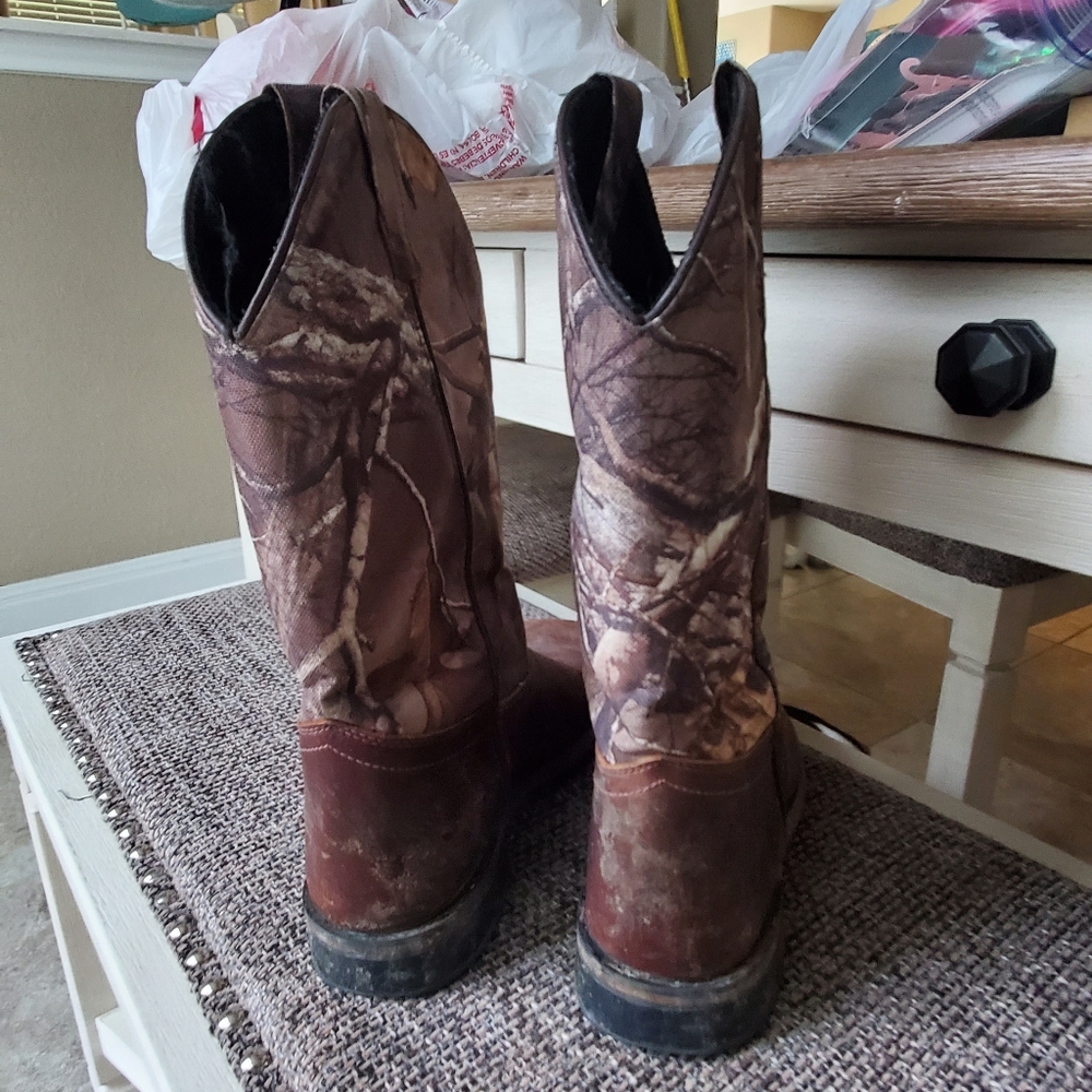 Old west Boys boots 6.5 B - Picture 3 of 5